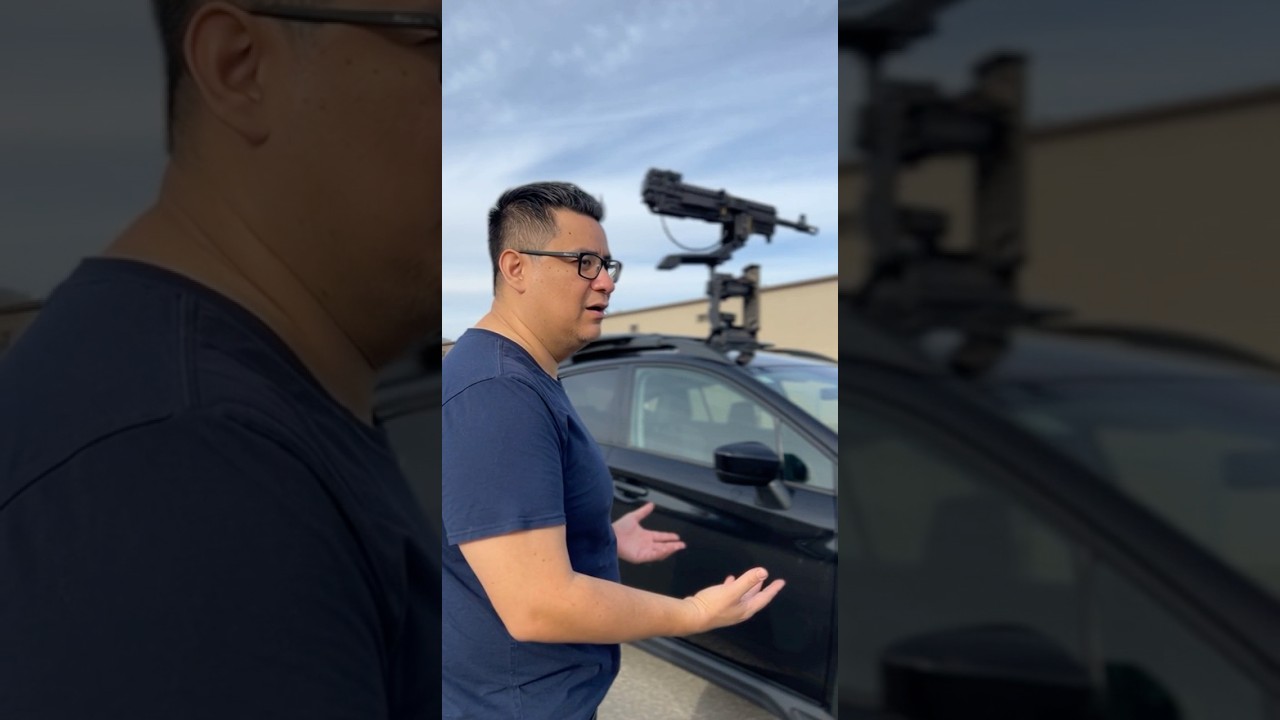 Didn’t know my car had a machine gun turret