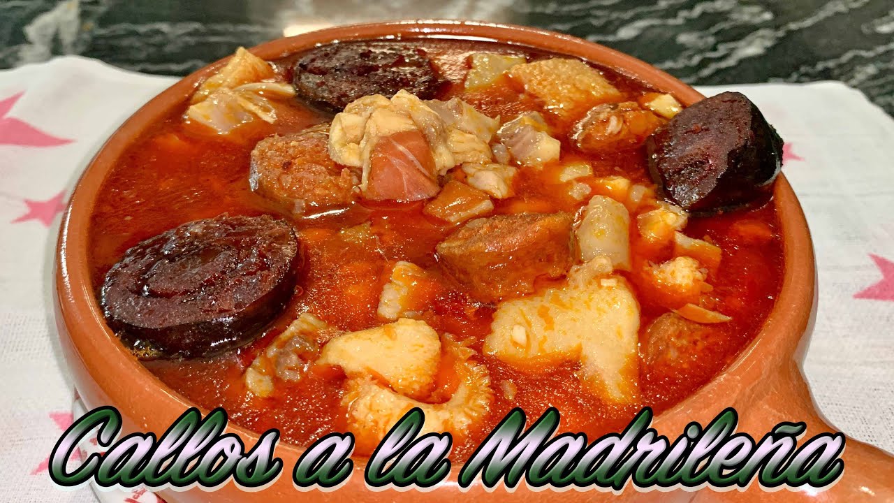 CALLOS A LA MADRILEÑA 🐄🌶️🐖 TOMA PAN Y MOJA