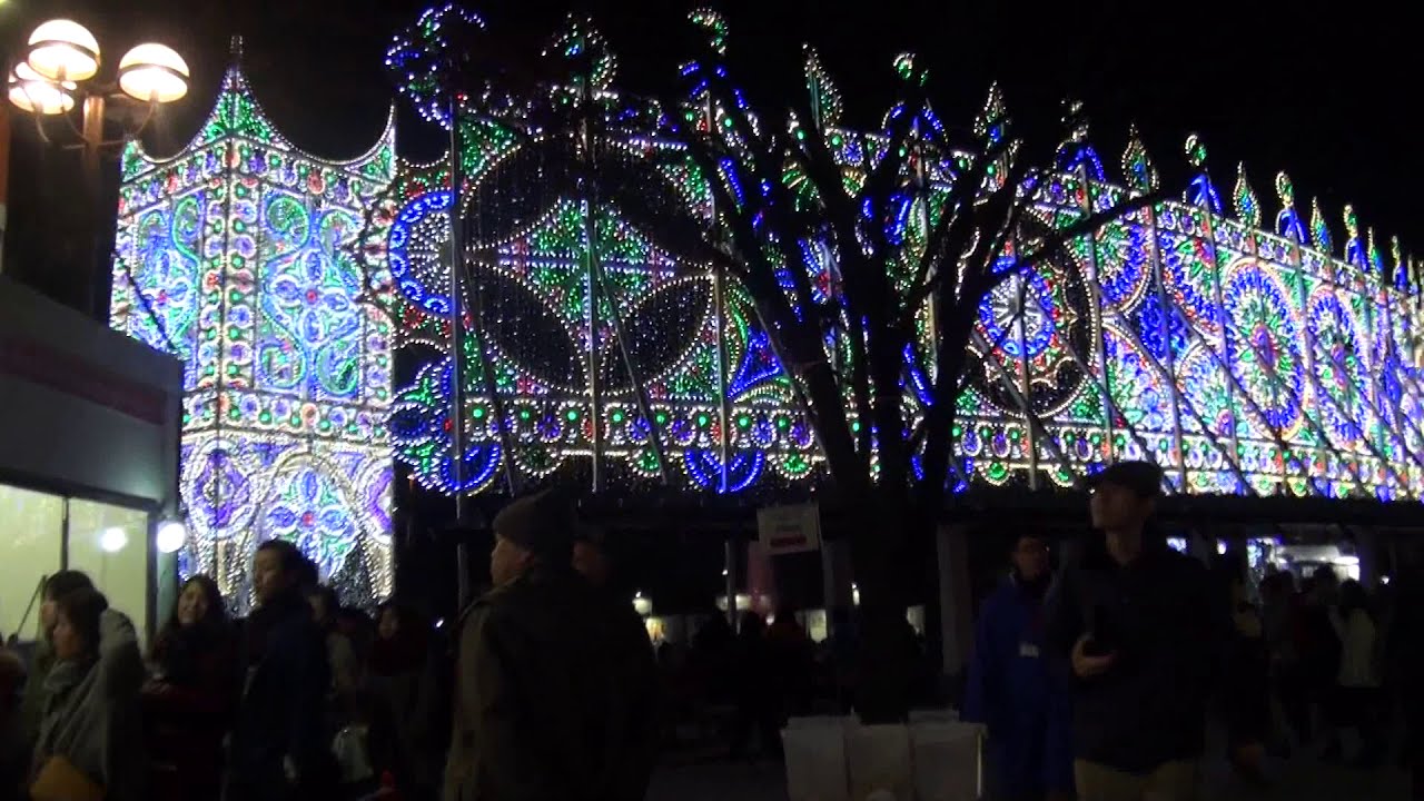 神戸ルミナリエ Kobe Luminarie Christmas Illumination イルミネーション 神戸ルミナリエ Youtube