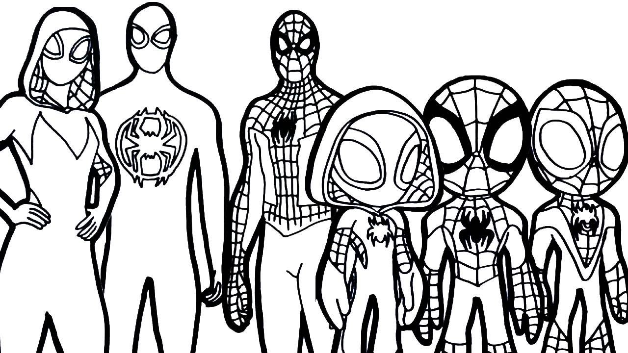 🔴🔴HOW TO DRAW Spider-Man: across the spider-verse VS Spidey and His ...