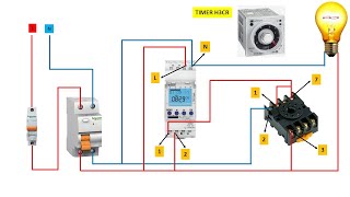 HOW TO INSTALL THE OMRON H3CR A8 TIME DELAY RELAY WITH THE TIMER