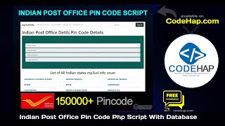 Indian Post Office Pin Code PHP Script With Database screenshot 4