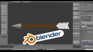 Modeling an arrow in Blender