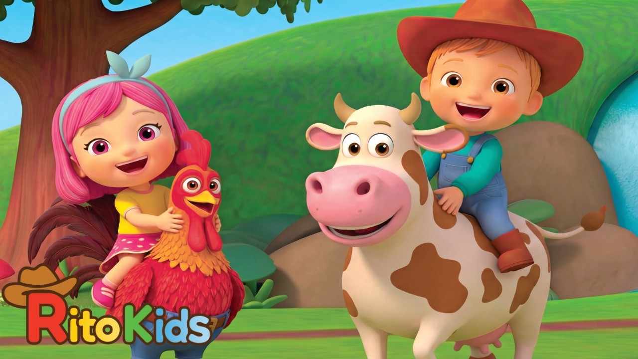 La Vaca Lola y sus Amigos | Farm Animals Songs | Canciones Infantiles