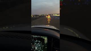 Landing At Sunset Malsr Beautiful Runway Lighting