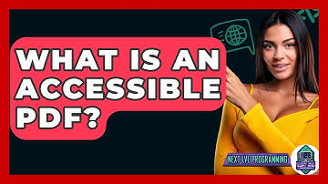 What Is An Accessible PDF? - Next LVL Programming