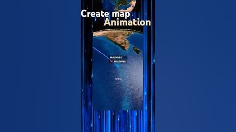 create world travel map animation free
