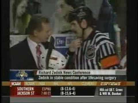 Gruesome Zednik injury sparks talk of neck protection for NHLers
