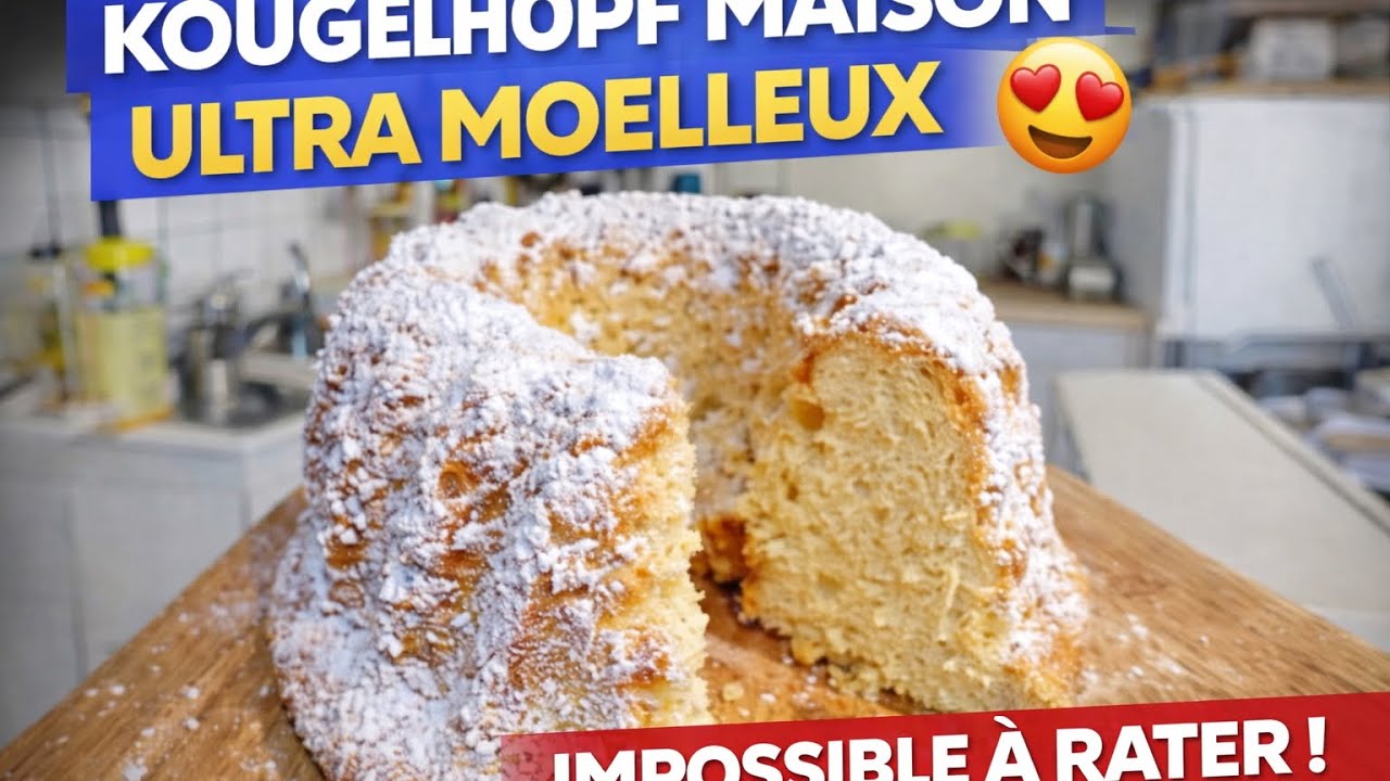 Kougelhopf Maison Ultra Moelleux 😍 Recette Facile et Inratable