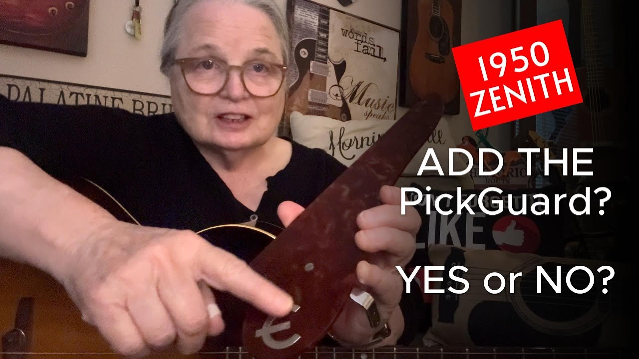1950 Epiphone Zenith Need The Pick Guard? ** Learn Guitar Chords