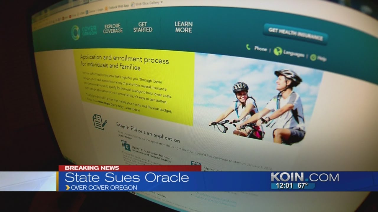 Oregon sues Oracle over Cover Oregon website