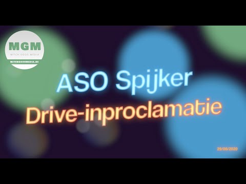 Aftermovie drive-inproclamatie - ASO Spijker