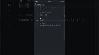 Swap two values without using third variable in javascript | #shorts #javascript #webdevelopment