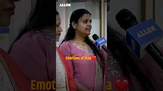 Emotions of Maa ♥️ Meet Mother of AIR-4 Aaditya | JEE Main 2024 Result #shorts #allen