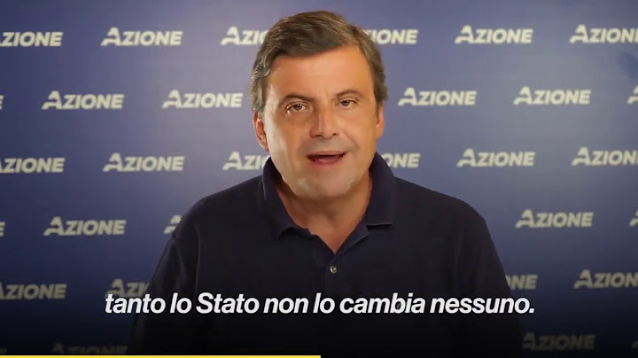 Calenda - Abbiamo tutti un problema con la realtà in questo Paese (15.09.20)