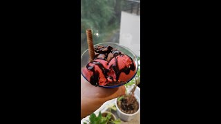 ايس كريم فراولة | strawberry  icecream | #shorts