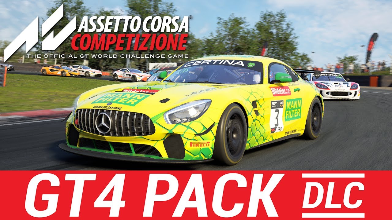 Gt4 Dlc Assetto Corsa Competizione Mercedes Amg Youtube