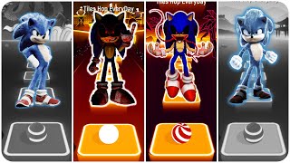 Sonic VS Sonic EXE VS Sonic EXE VS Sonic | DING DONG HIDE AND SEEK | Tiles Hop EDM Rush