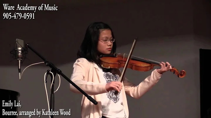 Emily Lai, Bourree, arranged by Kathleen Wood