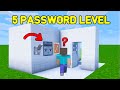 Minecraft: 5+ Level Redstone Password Door Build Hack!