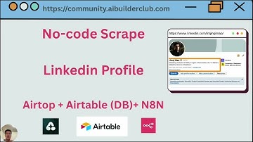 [ AI Builder Club - NoCode ] Full tutorial on Linkedin Profile Scrape