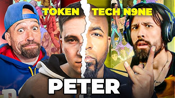 Token PETER ft Tech N9NE REACTION with @BlackPegasusRaps