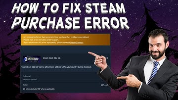 How To Fix Steam Purchase Error | Tutorial (2024)