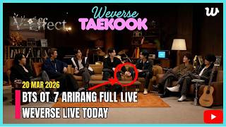 ✨(ALL SUB) TAEHYUNG & JUNGKOOK WEVERSE LIVE 🔴 SWIM 릴리스 파티 (03.20.26) #taekook #weverse