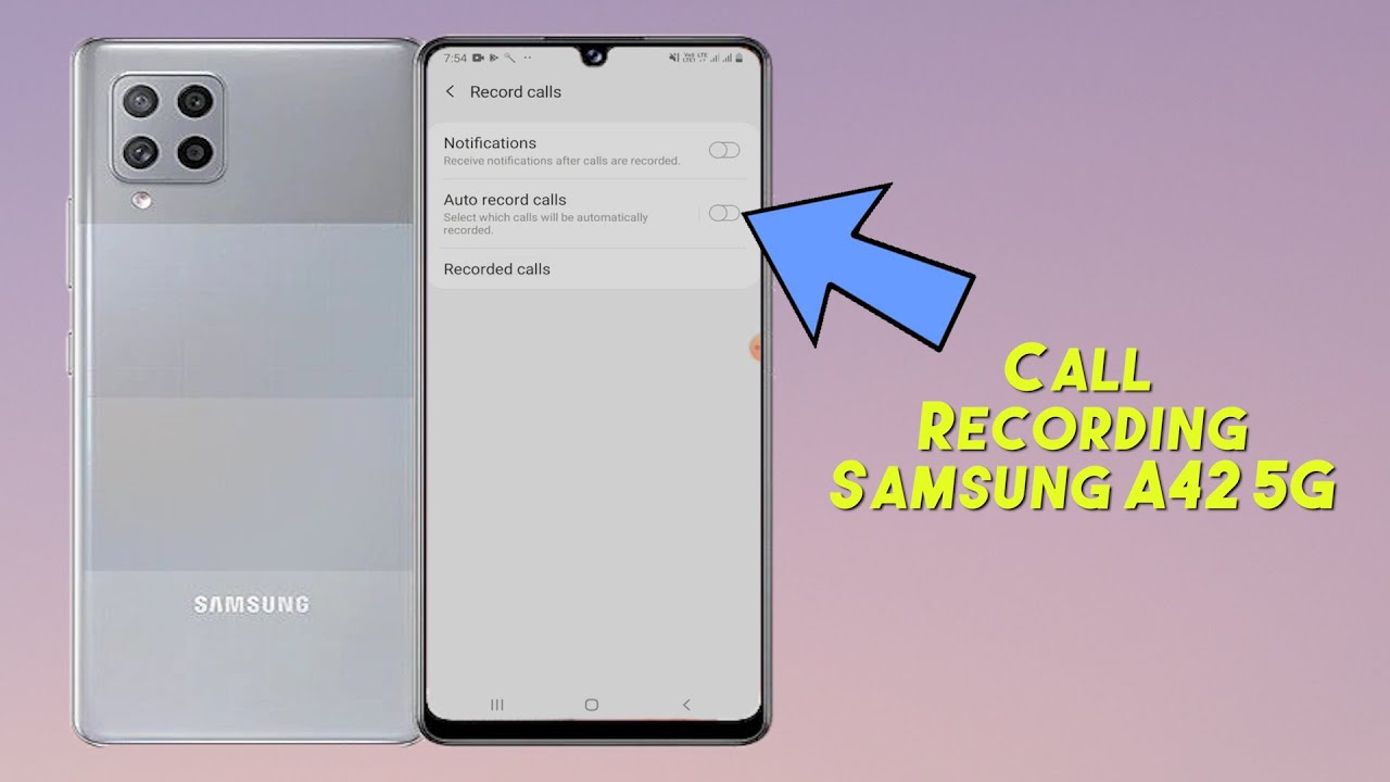 How To Screen Record On Samsung A42 5g