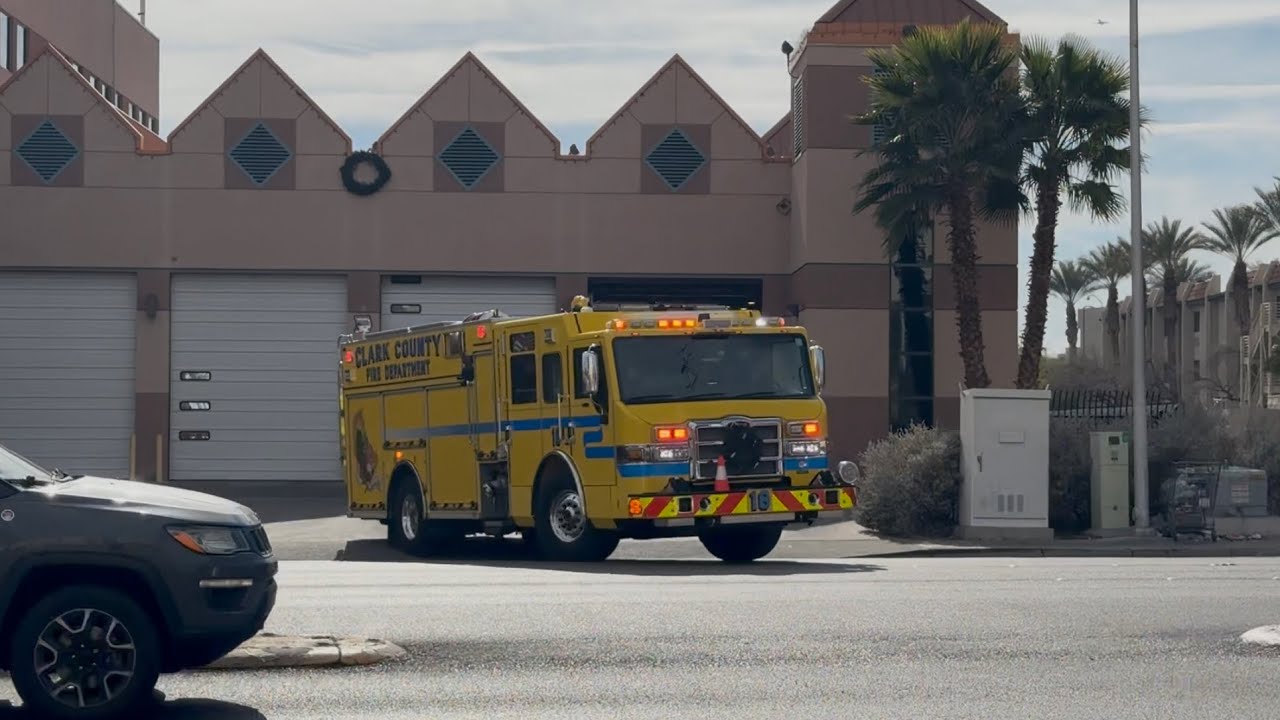 Clark County Fire Department Engine 18, Truck 18, Battalion 2 ...