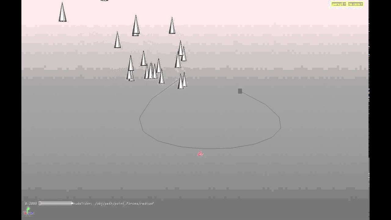 Houdini Particle Follow a curve - YouTube