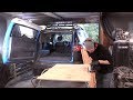 FJ Cruiser Build Pt 10 - DIY Collapsible Bed In The Back Of The FJ!