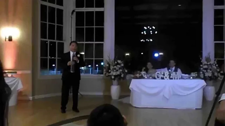 Bride's dad delivers "profound" speech at wedding ...
