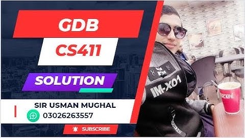 CS411 GDB solution 2023