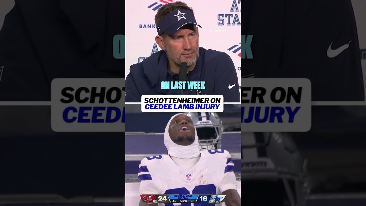 CeeDee Lamb did not finish the game on Thursday night #nfl #football #cowboys