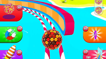 Candy Ball Run 🌈 COMPLETE TOUR Gameplay Android iOS 💥 Nafxitrix Gaming