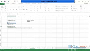 Comment utiliser la  fonction remplacer d