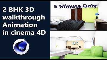 3D walkthrough Animation # cinema 4D tutorial
