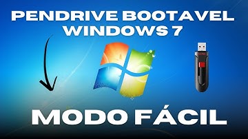 Pendrive Bootavel Pra Instalar o Windows 7 - Em 3 Minutos !