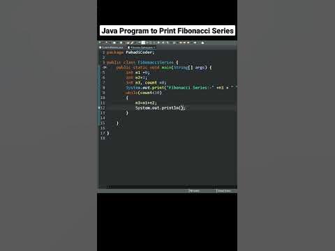 How To Print Fibonacci Series In Java? | Java Program For Fibonacci ...