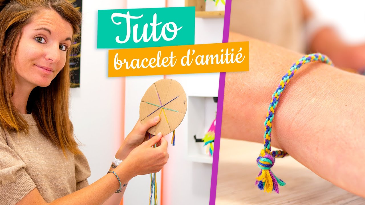 Tuto - faire un bracelet brésilien d'amitié bff 💖 (bracelet brésilien  rond) 