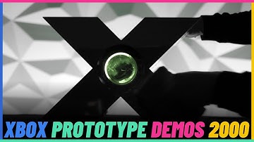 XBOX Prototype Console & Demos In 2000.
