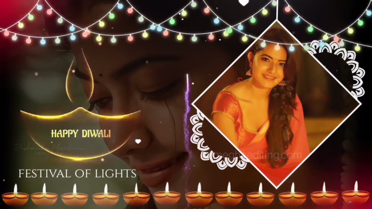 Happy Diwali Video Editing In kinemaster | Diwali status editing | Diwali Black screen template
