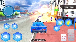 Flying Helicopter Robot Car Transform: Robot Shooting Games Part 1 - Android GamePlay screenshot 4