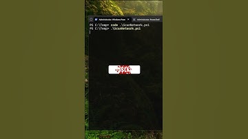PowerShell Network Scanner Sysadmin script Hack #Sysadmin #PowerShell #Networking #TechHacks #Shorts