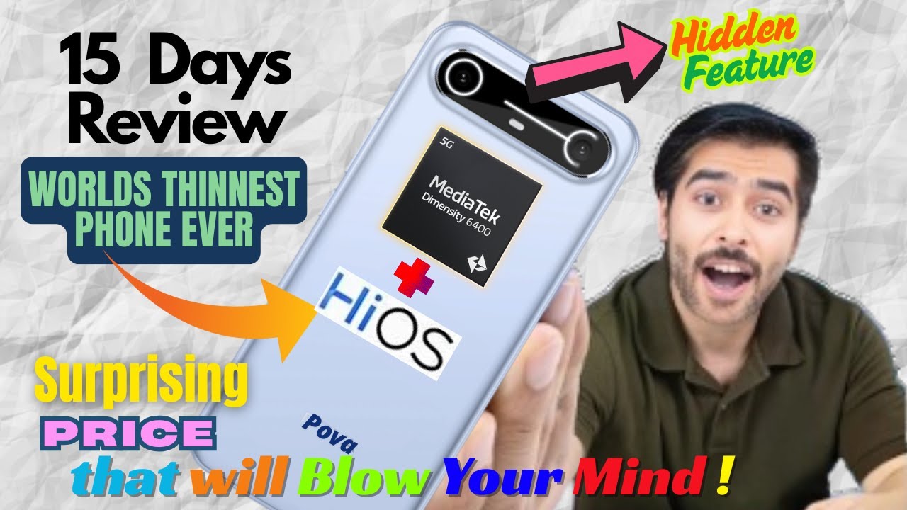 Tecno POVA Slim 5G Unboxing & First Look ⚡️ 5.95mm, 5160mAh, 1.5k 144Hz & More