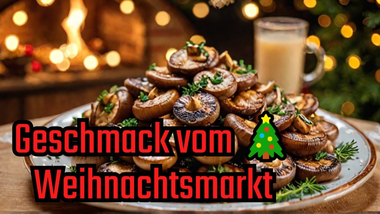 Champignons wie vom Weihnachtsmarkt