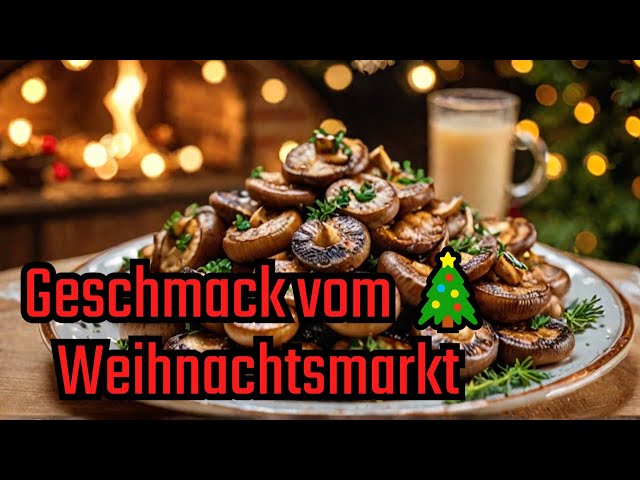 Champignons wie vom Weihnachtsmarkt