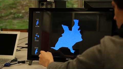 OrbisGIS - Experimentation on multitouch screen