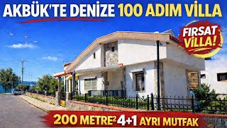 Aydın Didim Akbükte Denize Sadece 100 Adım Mesafede Eşsiz Villa